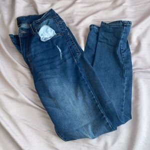 Aeropostale high rise jeggings dark blue